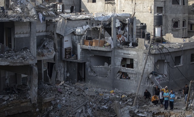 이스라엘의 공습으로 파괴된 가자지구 건물들. 사진=AP/뉴시스