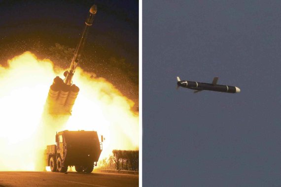 북한은 11, 12일 신형 장거리 순항미사일 시험발사에 성공했다고 밝혔다. 사진=뉴시스