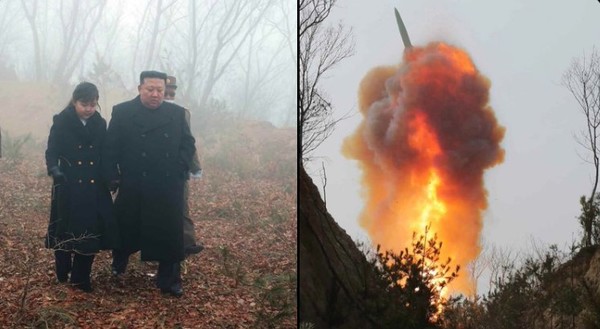 김정은 북한 국무위원장은 18~19일 딸 김주애와 '핵반격 가상 종합전술훈련'을 진행했다. 사진=트위터