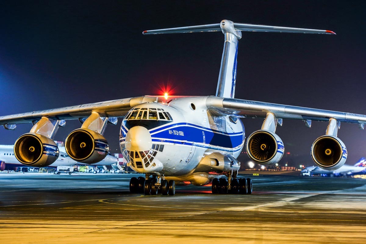 러시아의 대형 화물기 IL-76TD. 출처=에어라인즈 커넥션 홈페이지