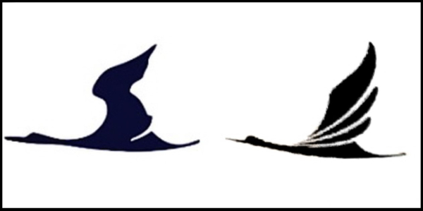 고려항공의 한반도 형상 날개(왼쪽)가 가로 줄무늬 형태로 바뀌었다. 사진=시사주간 DB, 웨이보