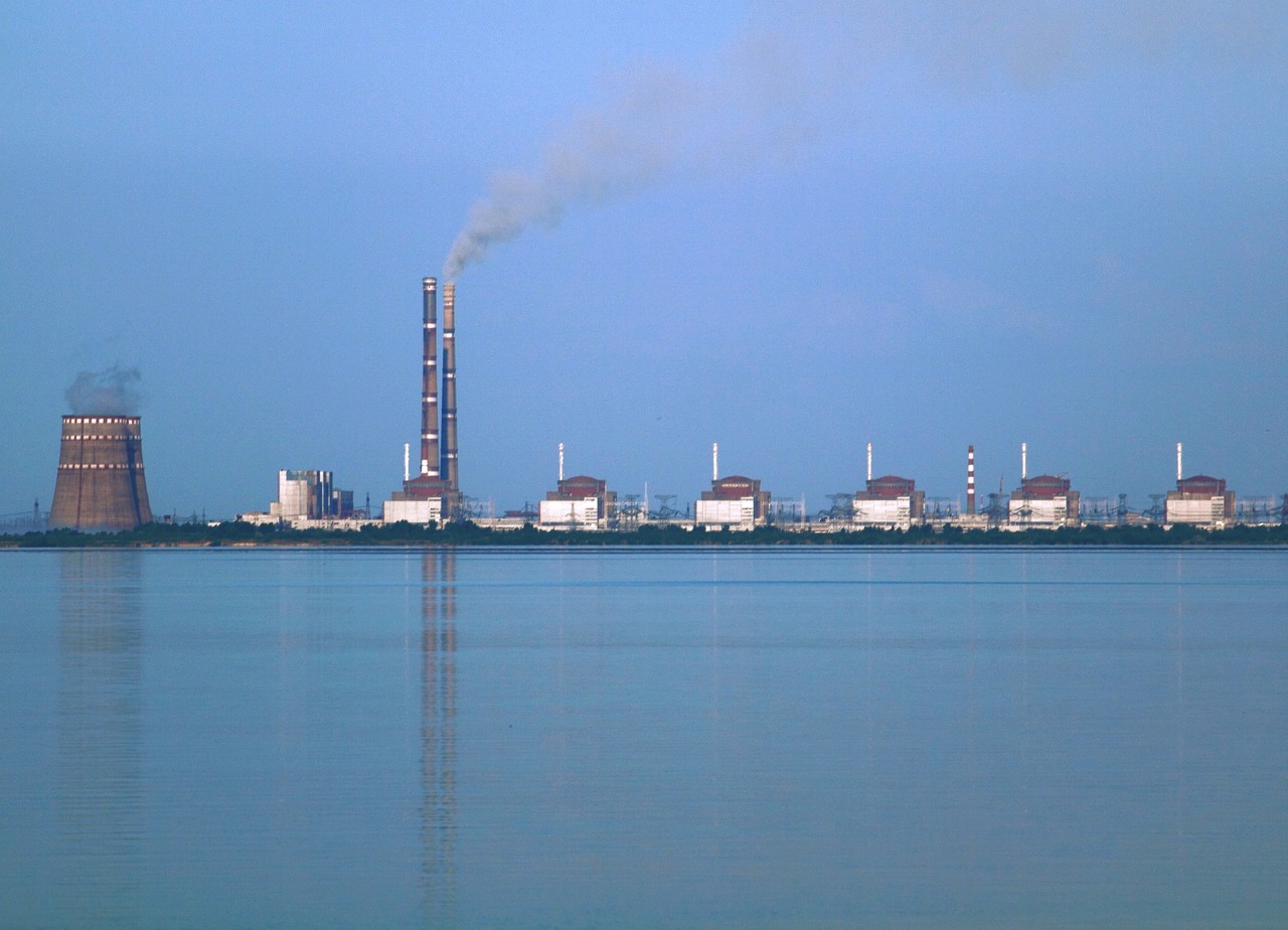 자포리즈히아 원자력발전소. 사진=위키백과